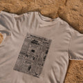 Choojiie Vintage Newspaper T-shirt (White)