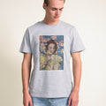 Choojiie Vintage Newspaper T-shirt (Gray)