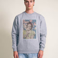 Choojiie Vintage Newspaper Sweatshirt (Gray)