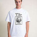 Choojiie Vintage Newspaper T-shirt (White)
